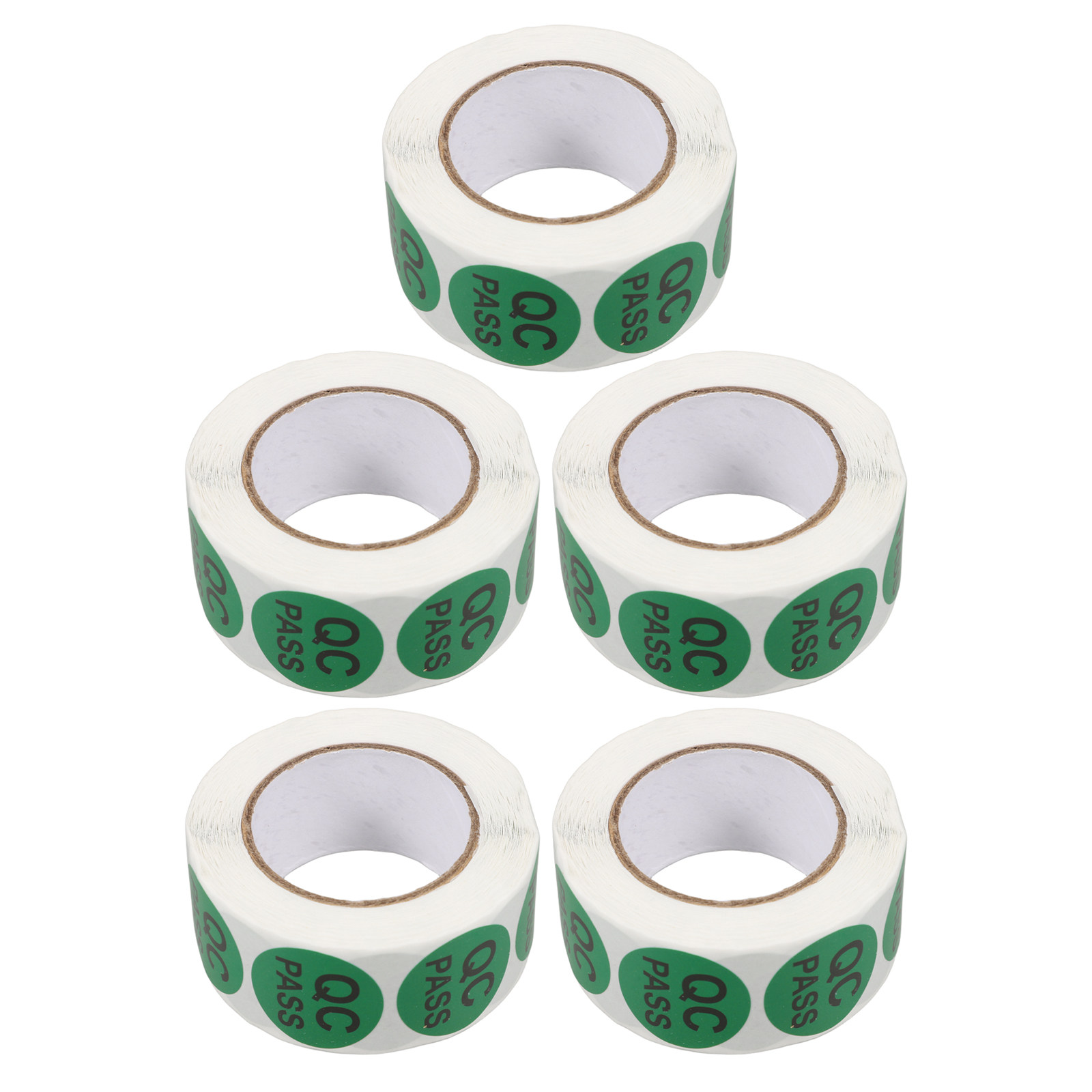 5 Rolls Round Quality Control  - Sticker Label Roll recension och pris