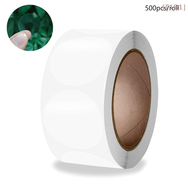 500pcs/roll Round Transparent  - Sticker Label Roll recension och pris