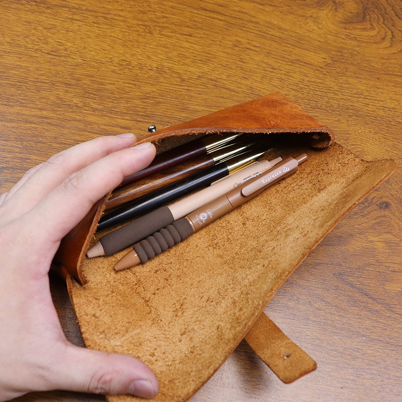 Korean Style Vintage Tanned Le - Tan Stationery & Office Supply recension och pris